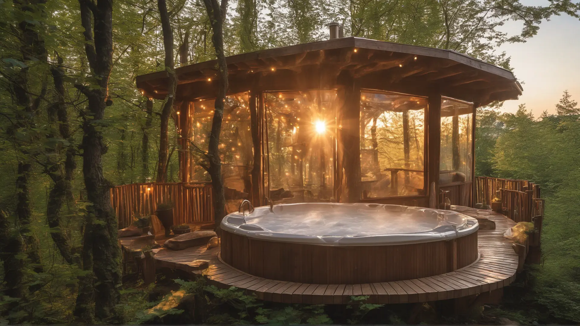 Hébergement insolite avec spa en pleine nature, idéal pour la détente