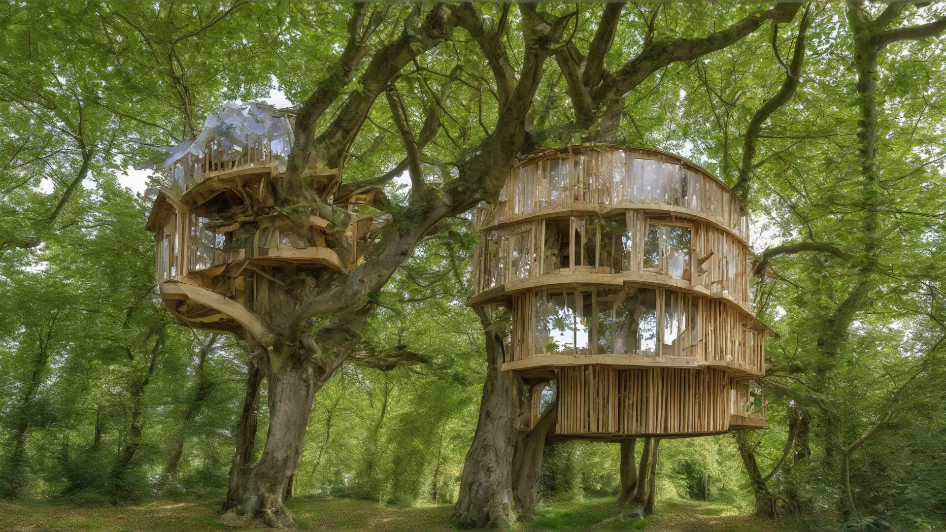 Hébergement insolite à Caen avec cabane en bois dans la nature