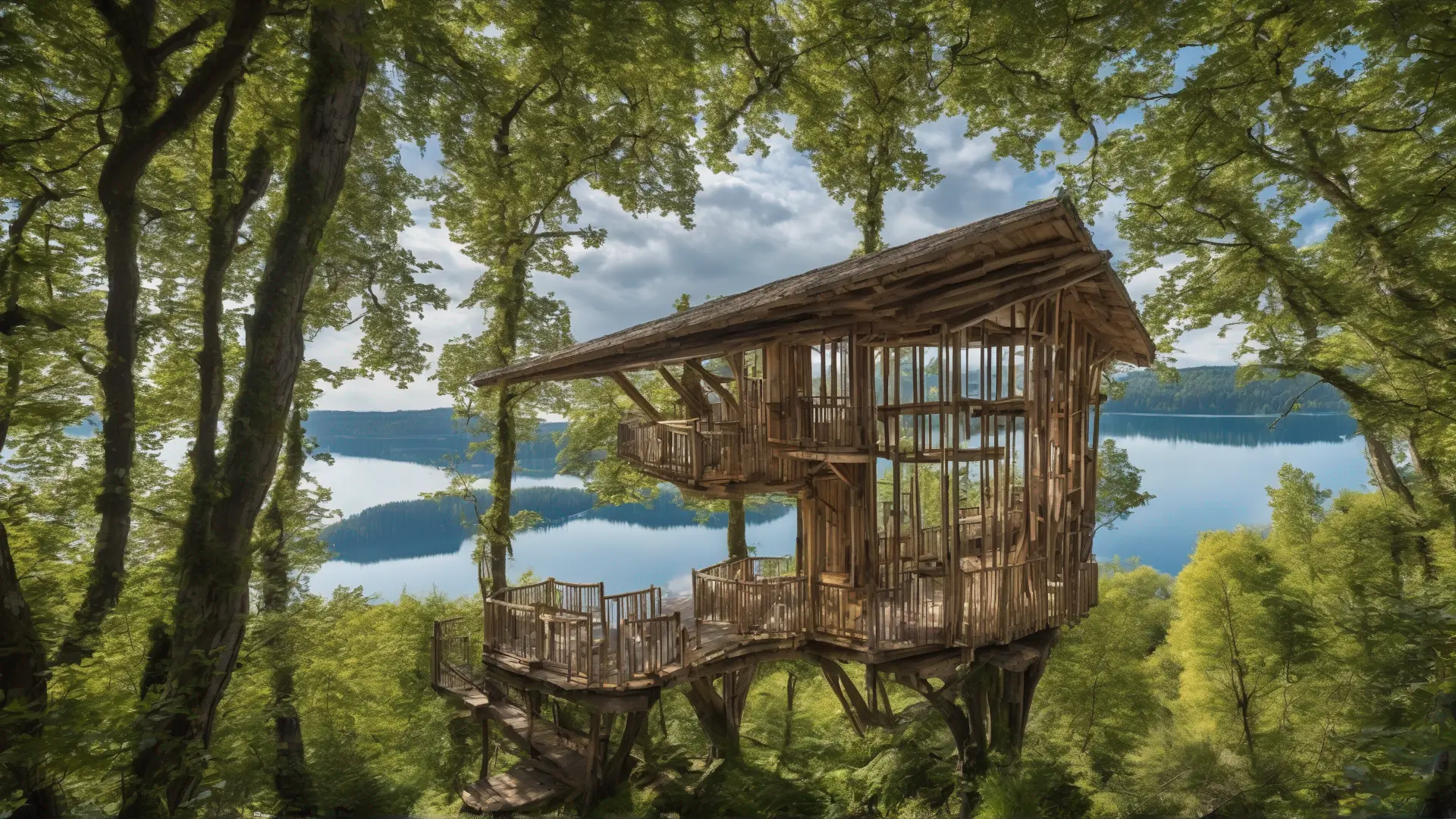Hébergement insolite en Franche-Comté : cabane dans les arbres