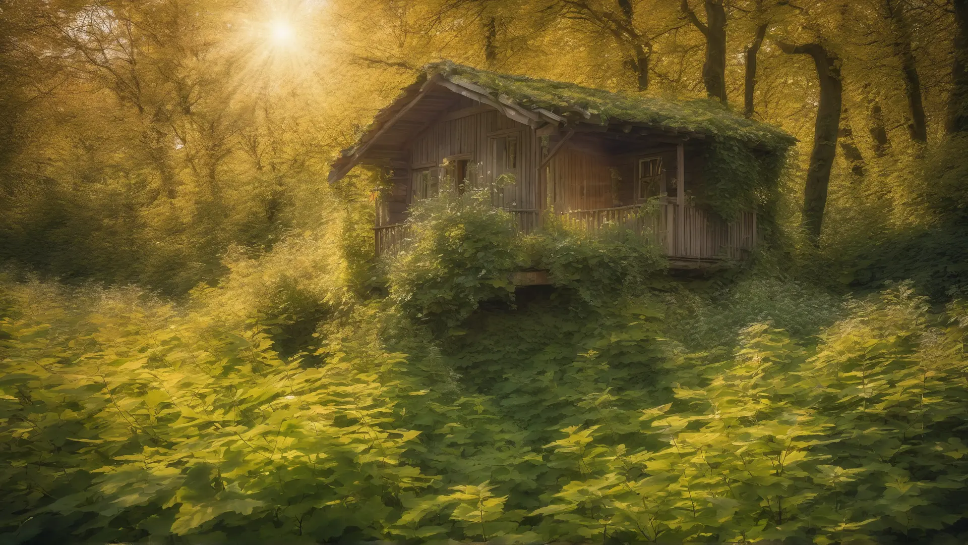 Hébergement insolite en Normandie : cabane dans les arbres au milieu de la nature