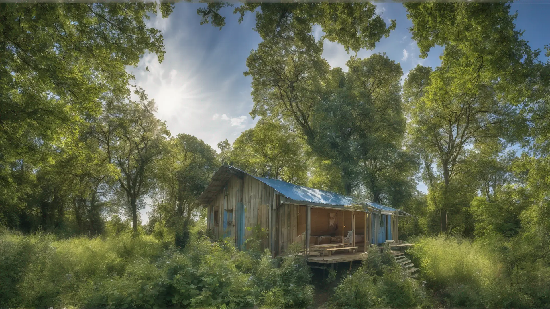Hébergement insolite Poitiers avec cabane dans les arbres