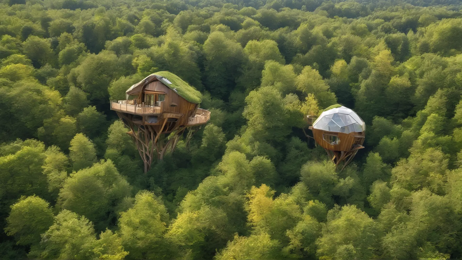 Hébergement insolite Hauts de France : cabane perchée dans les arbres