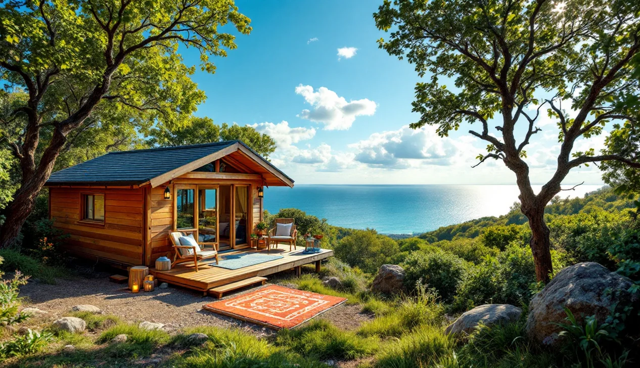 Cabanes insolites sur l'île d'Oléron, hébergement unique en pleine nature