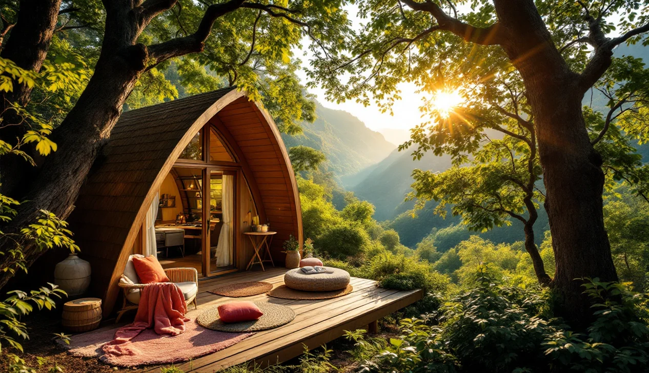 Hébergement insolite à Bourges, cabane dans les arbres en pleine nature