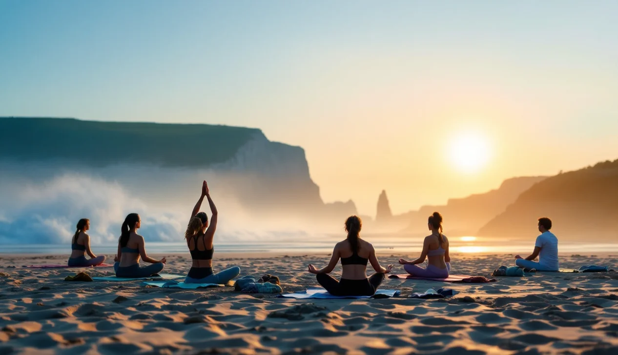 Retraite de yoga en Normandie face à la mer